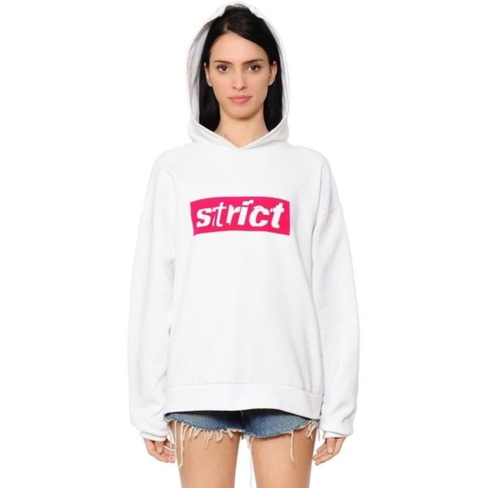 Alexander Wang White Strict Hoodie